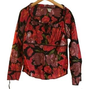 Anthropology top.   Odille brand sz 12